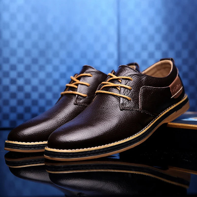 Men Shoe Oxfords Genuine Leather