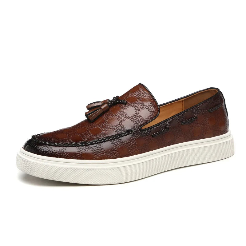 Slip On Genuine Leather British Casual Shoes
