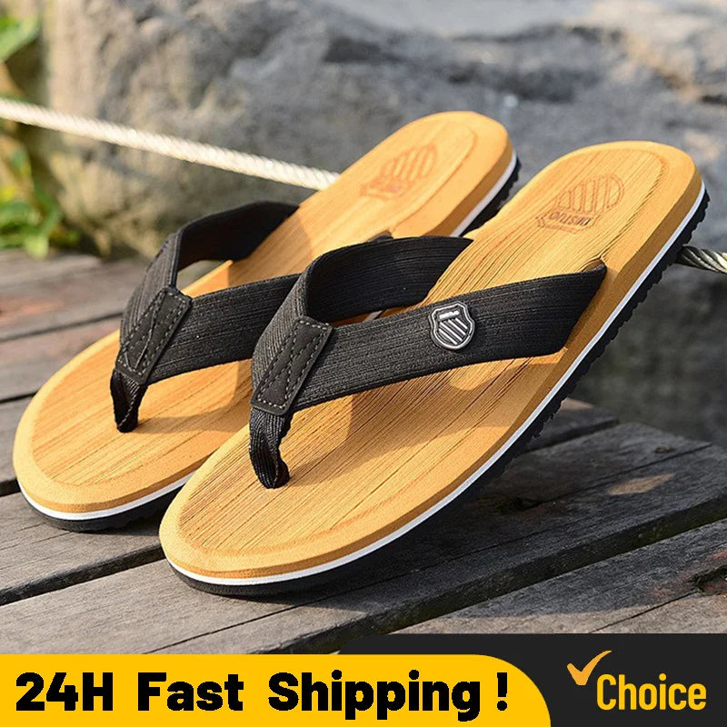 Casual Flip Flops For Men Slippers Beach Sandals Summer