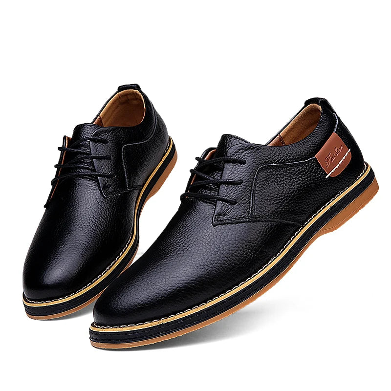 Men Shoe Oxfords Genuine Leather