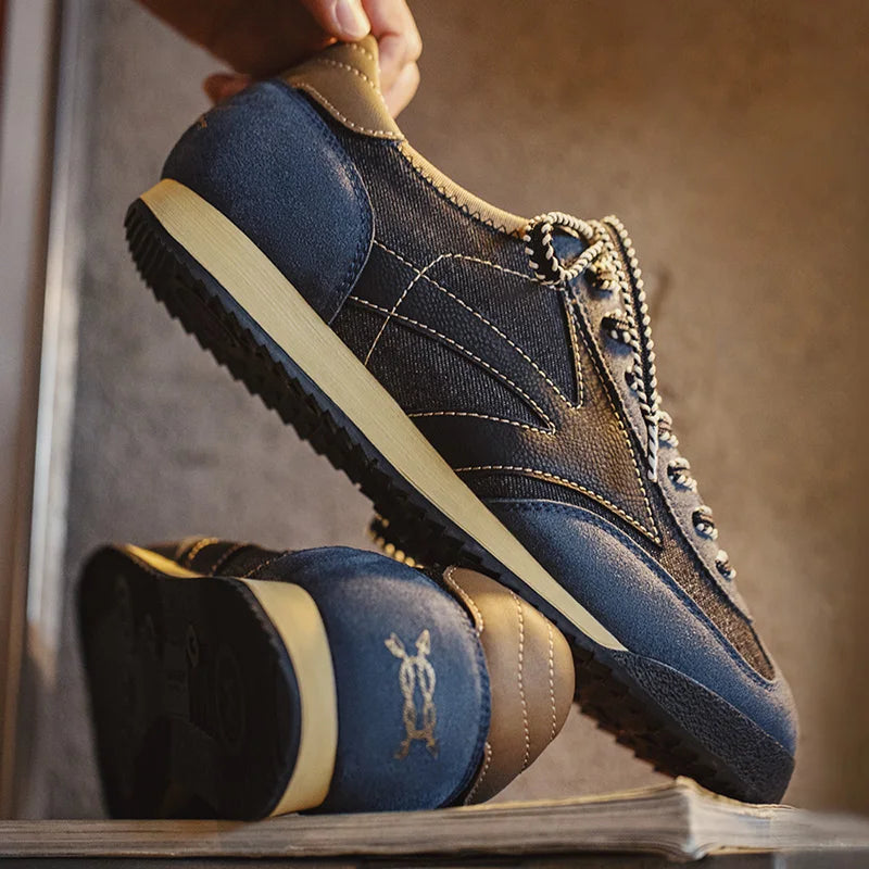 Shoe Maden New Vintage Denim Patchwork